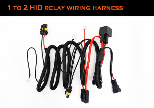 TST,1-to-2-HID-relay-wiring-harness