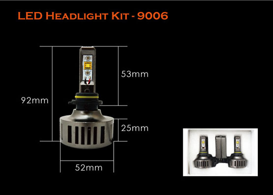 TST,HID,LED Headlight Kit-9006,LED